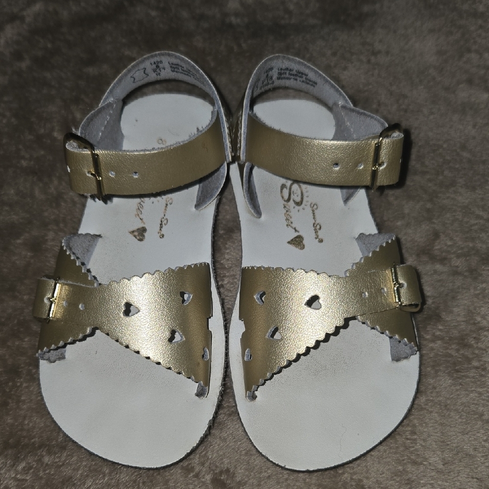 Gold Kids Sandals